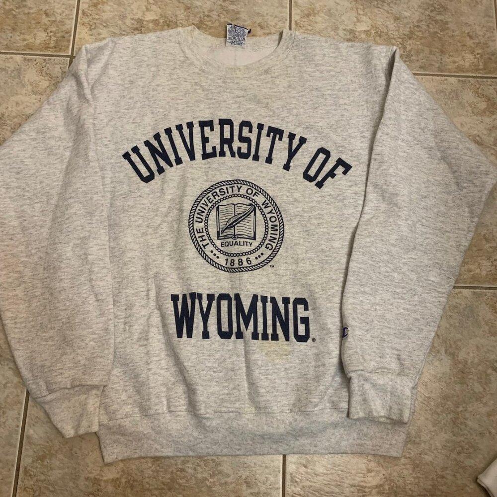 1886 University Of Wyoming Crewneck Sweatshirt 1990S 80S